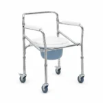 Sanitario Cromado Plegable con Ruedas